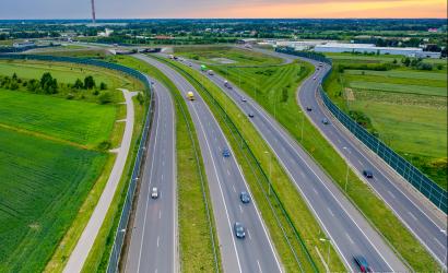 Widok na autostradę