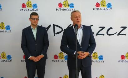 Konferencja prasowa prezydenta Bydgoszczy Rafała Bruskiego 