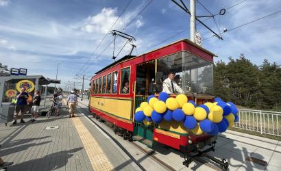 Zabytkowy tramwaj w Toruniu