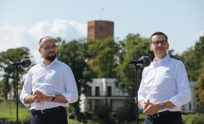 Premier Morawiecki z wizytą w Kruszwicy 