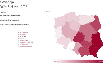 Częściowe dane o frekwencji w referendum 