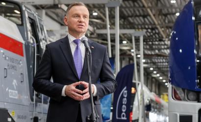 Prezydent Andrzej Duda w bydgoskich zakładach PESA 