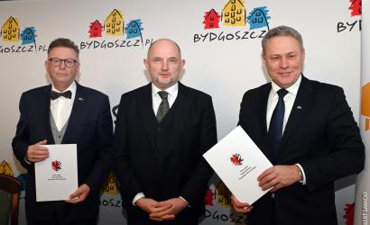 Marszałek Piotr Całbecki w Bydgoszczy