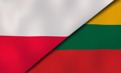 Flagi Polski i Litwy