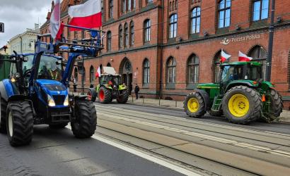 Traktory na ulicach Bydgoszczy 