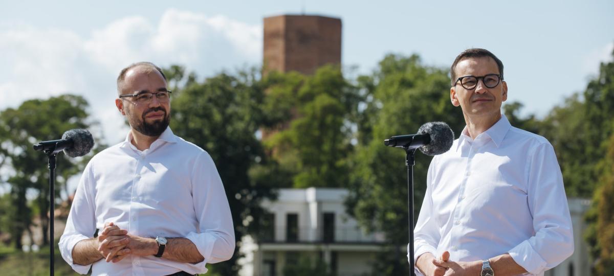 Premier Morawiecki z wizytą w Kruszwicy 