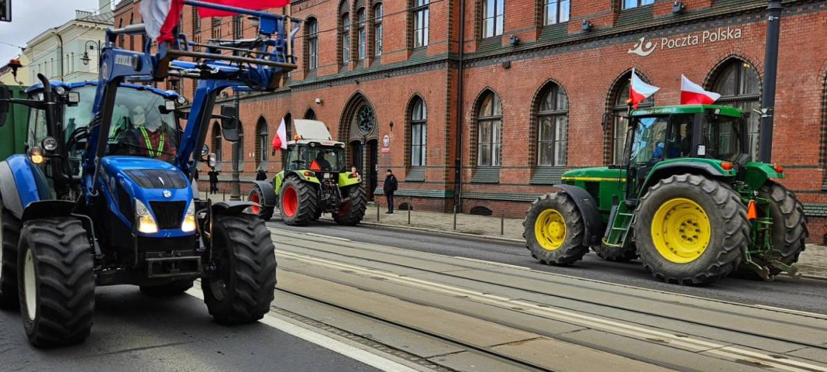 Traktory na ulicach Bydgoszczy 