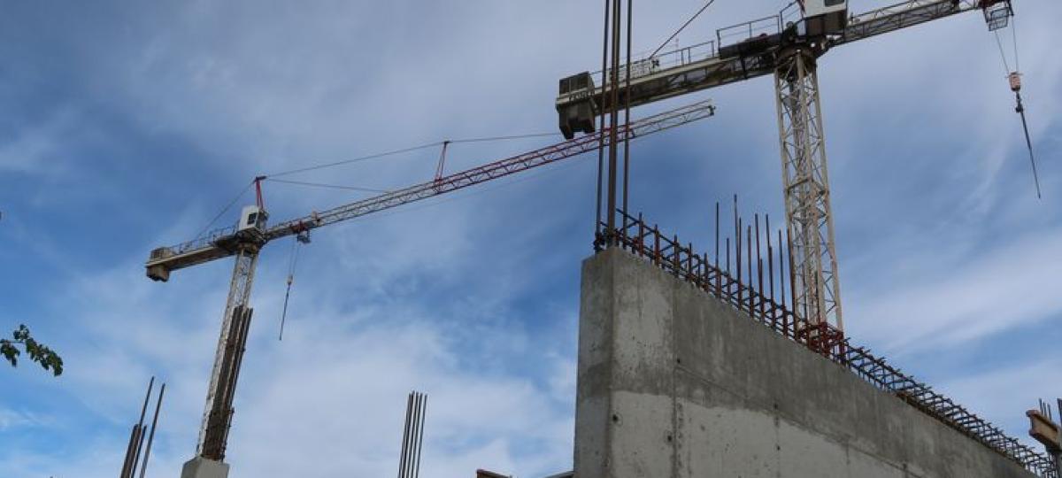 Budowa bloków Bydgoskiego Towarzystwa Budownictwa Społecznego  przy ul. Rycerskiej i Augusta