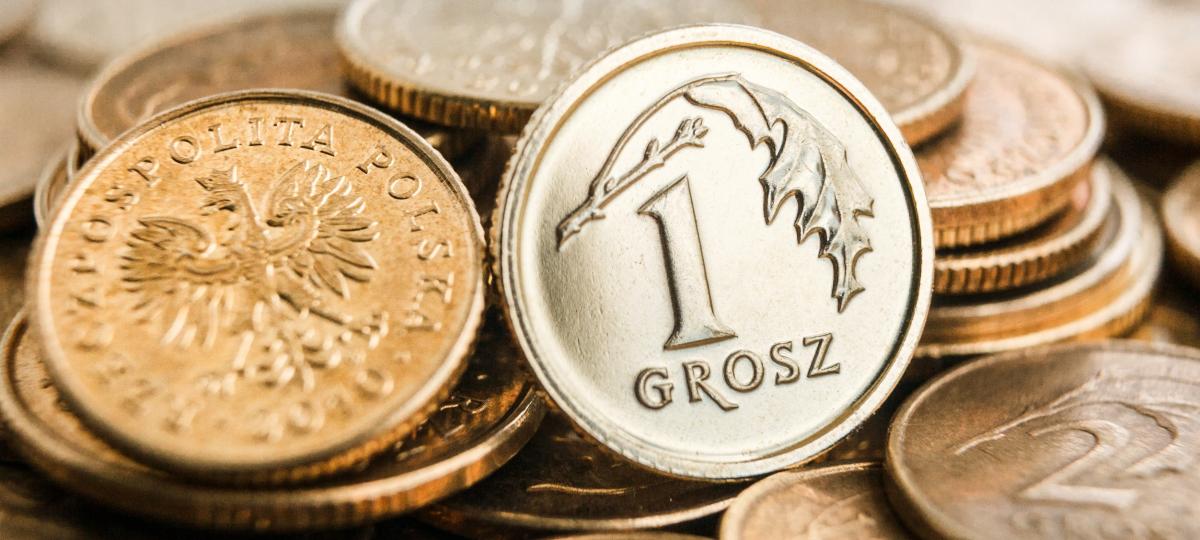 grosze polskie pieniądze bilon